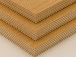 Oak Veneered Lacquered Poplar Plywood
